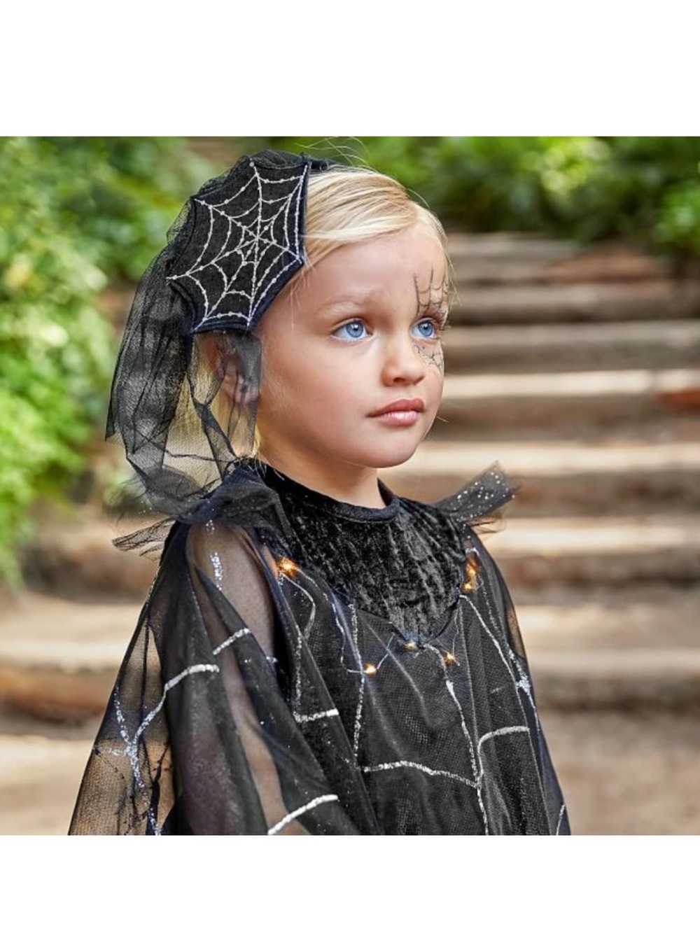 Pottery Barn Kids Light Up Black Spider Queen Costume - Picture 3 of 3
